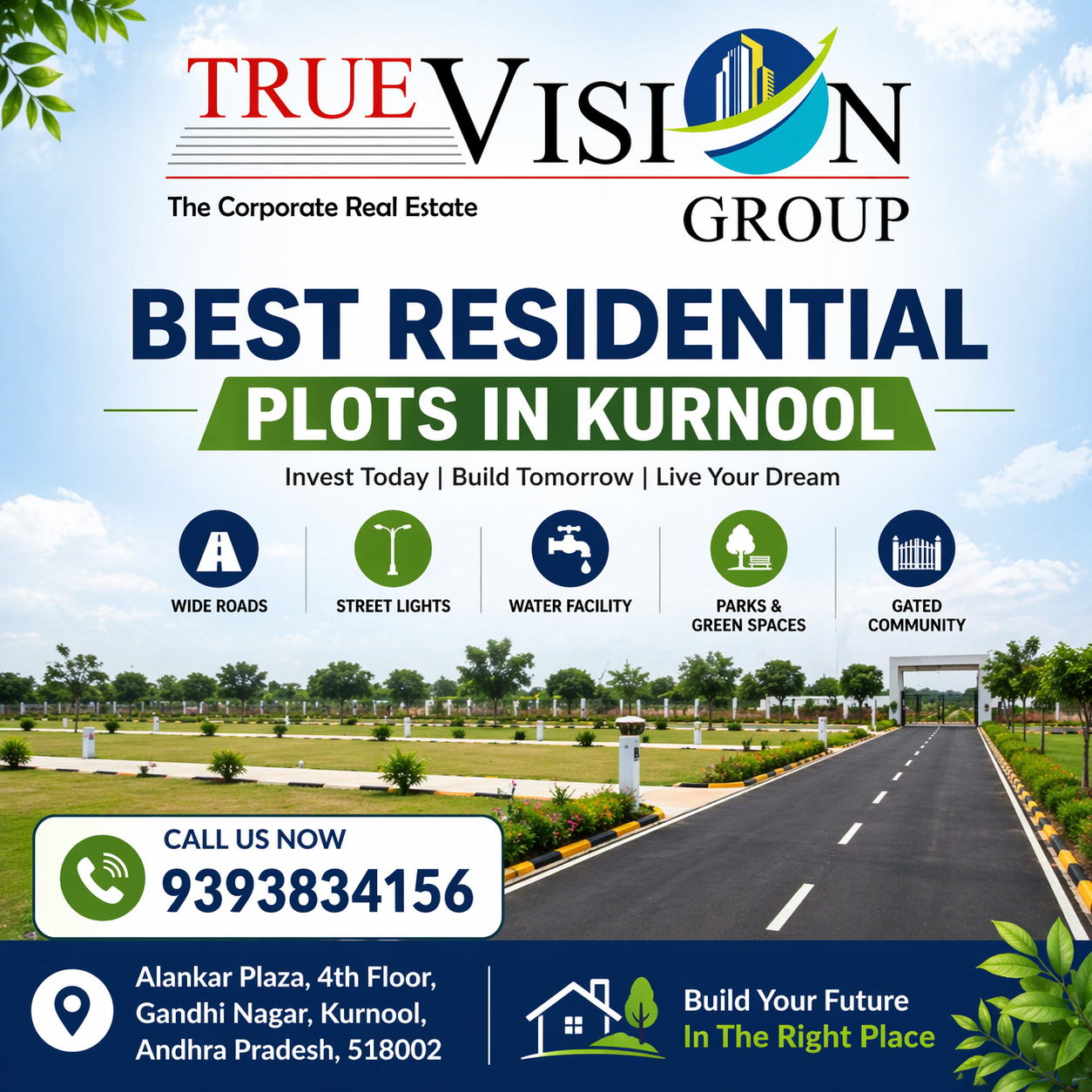 Best residential plots in kurnool