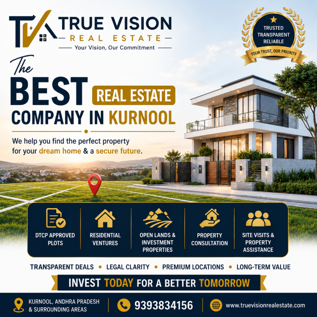 best real estate company in kurnool