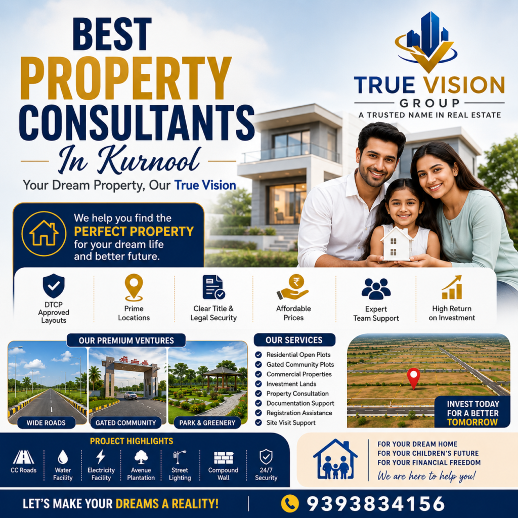 Best Property Cunsultants In Kurnool