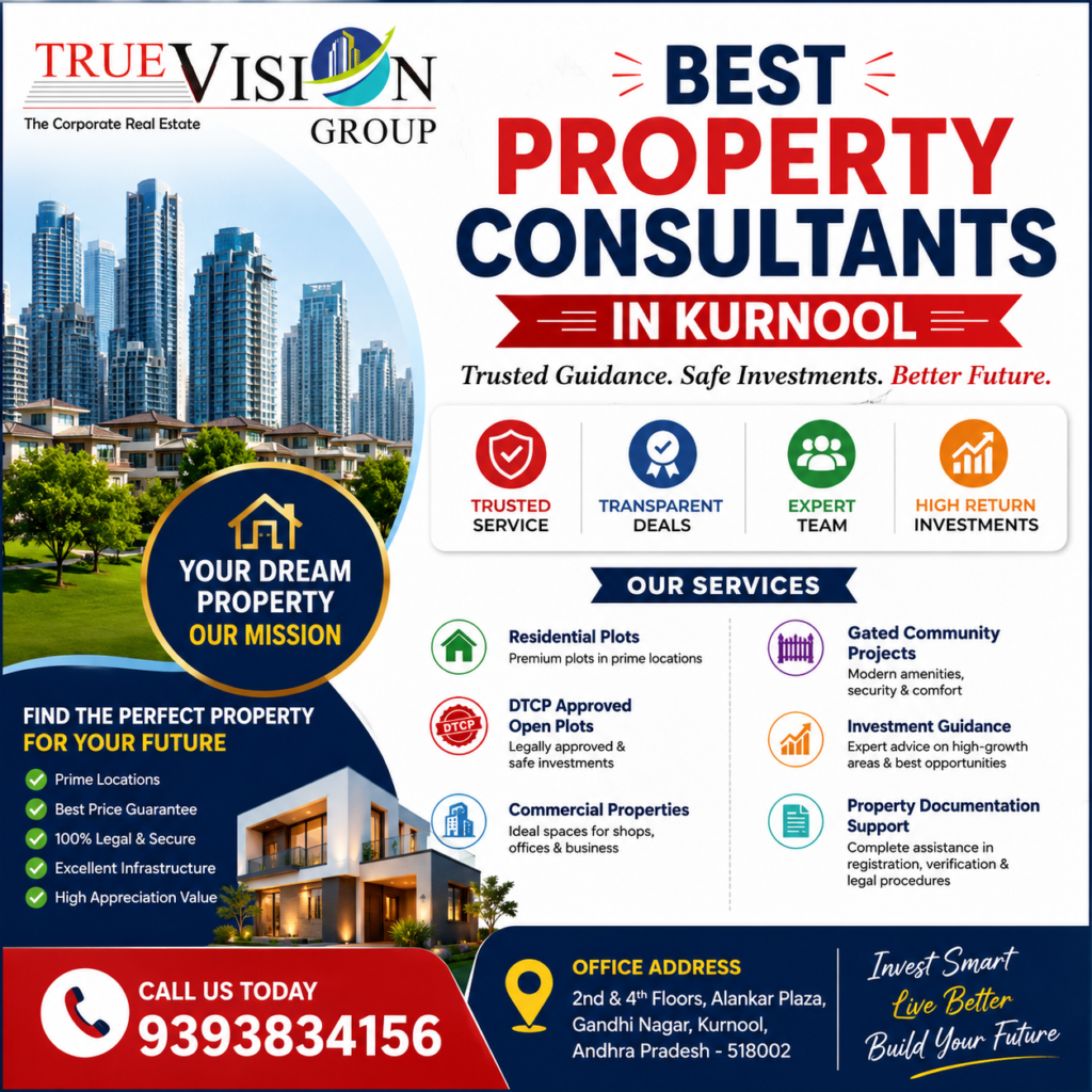 Best Property Consultants in Kurnool